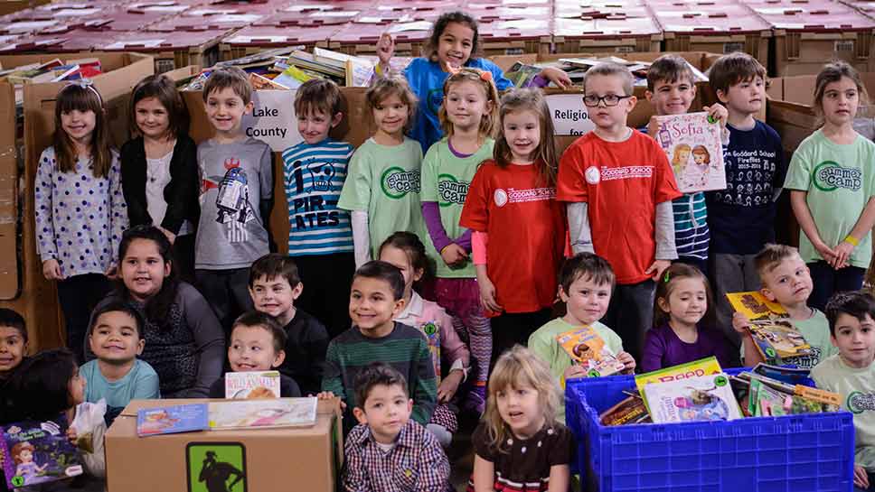 Goddard School Partners with Bernie’s Book Bank