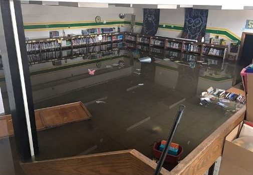 Book Lovers Help Flooded School
