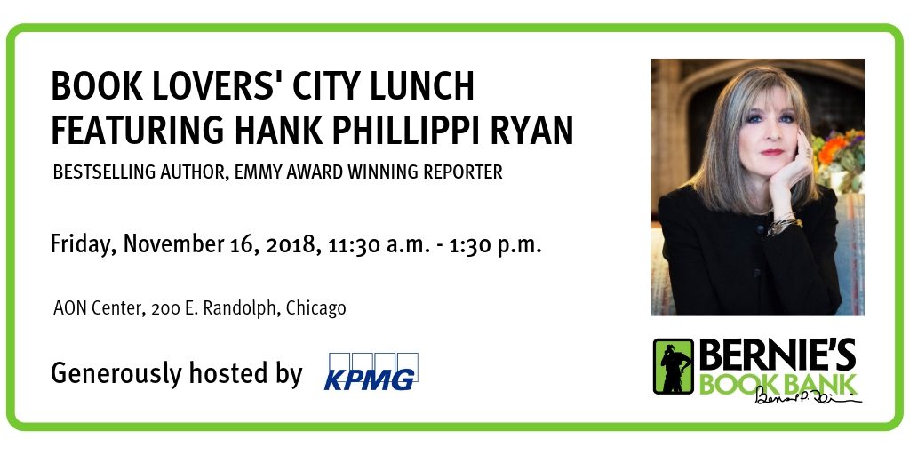 Hank Phillippi Ryan to speak at 2018 Book Lovers’ City Lunch