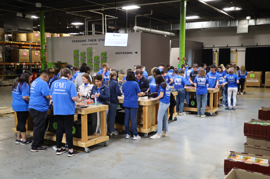 Corporate volunteers