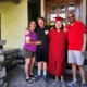The Wilkov family poses and smiles