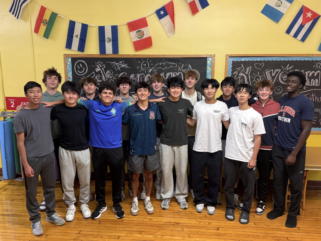 Boys with Books club officers and members