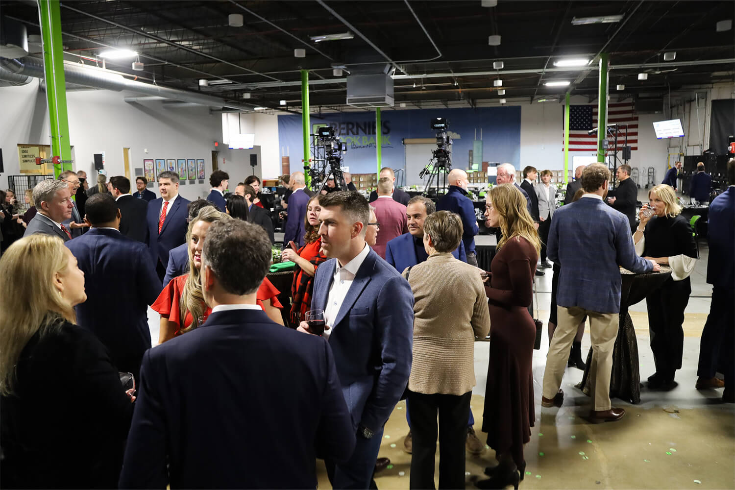 People talking at Patrick Mannelly Awards