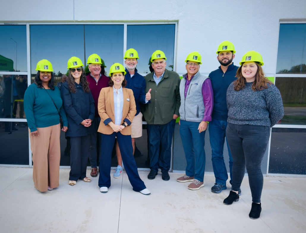 A Bernie's Book Bank group on a Hard Hat Tour in Greater Milwaukee
