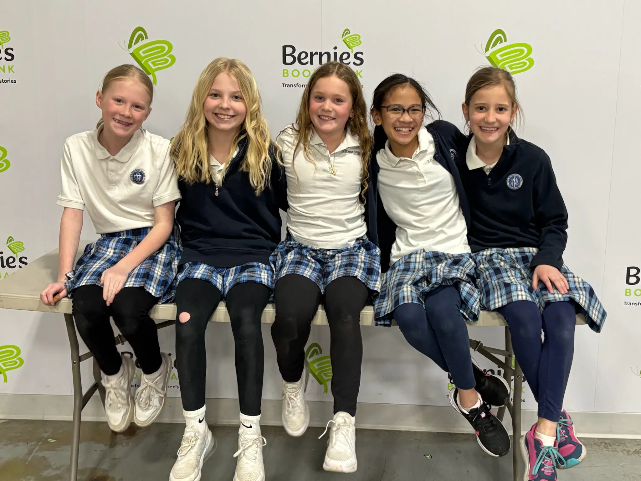 Kristin Anson's 5th Grade Class Volunteering